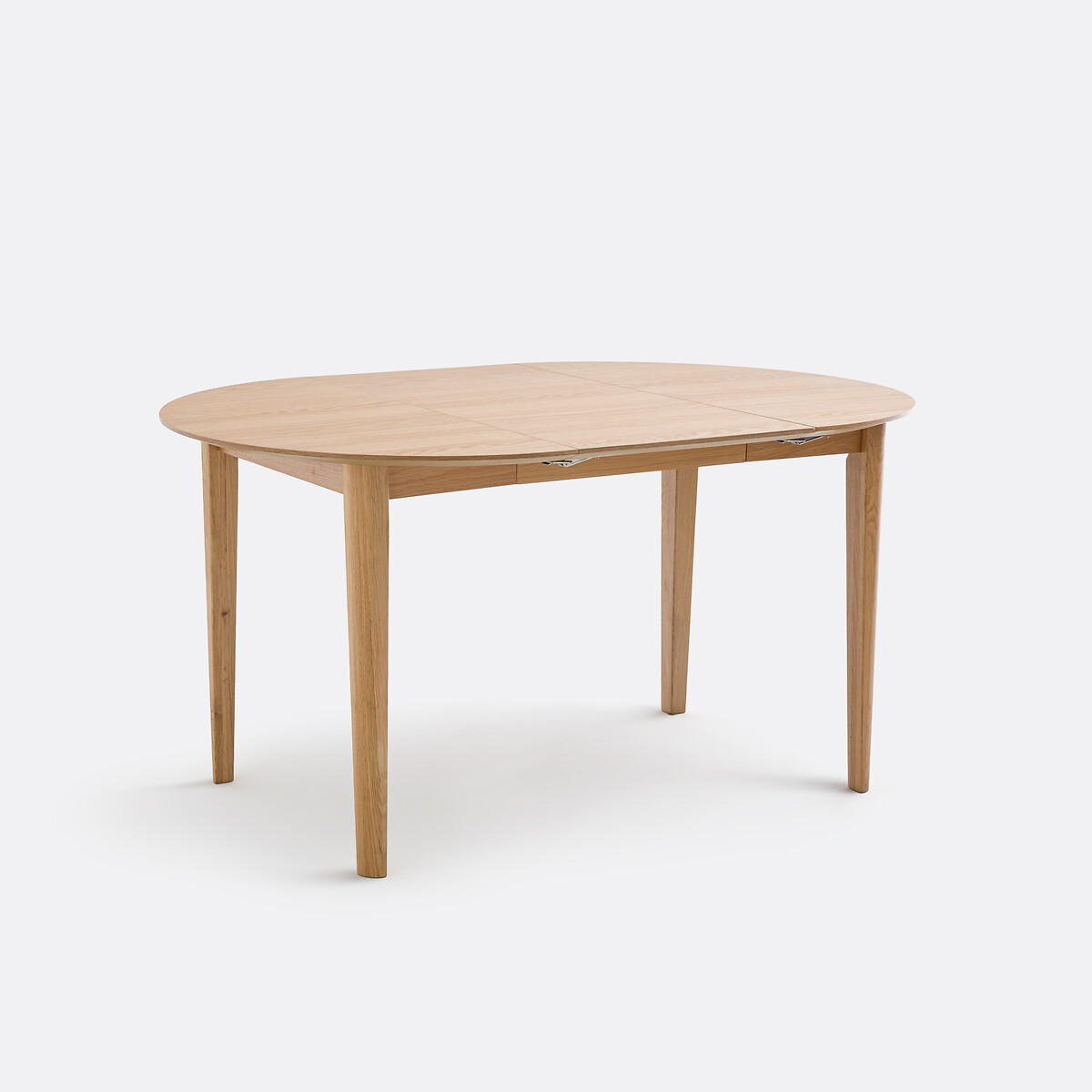 Table à manger, extensible, en plaqué chêne, 4 à 8 couverts, TIOGA coloris chêne, LA REDOUTE INTERIEURS