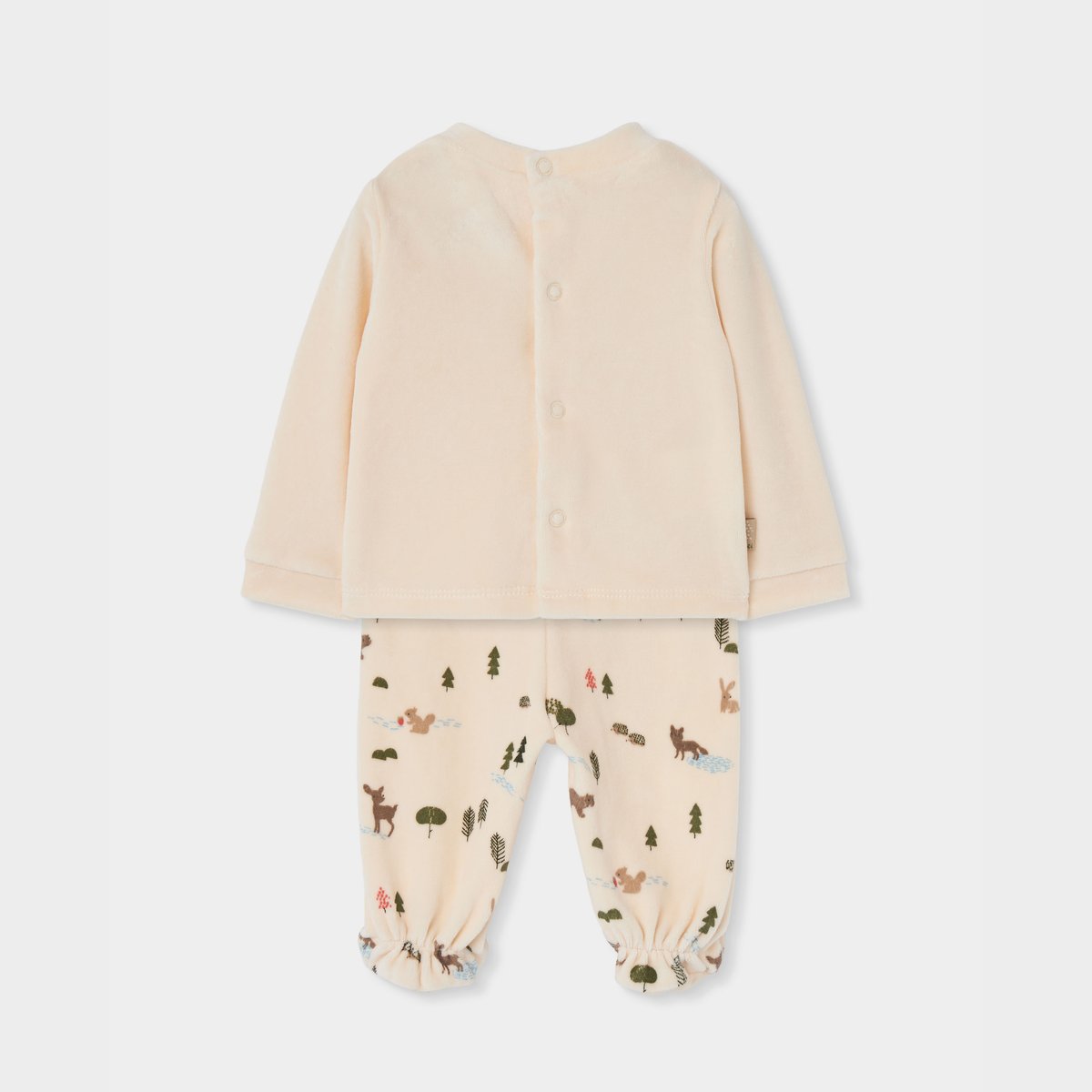 Ensemble maille bébé imprimé forêt animaux multicolore, BOBOLI