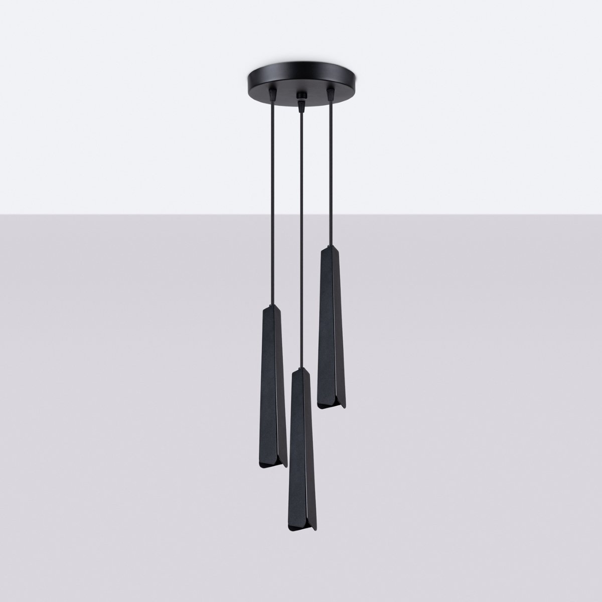 Suspension Acier Noir G9 3 Prysm noir, EDEN