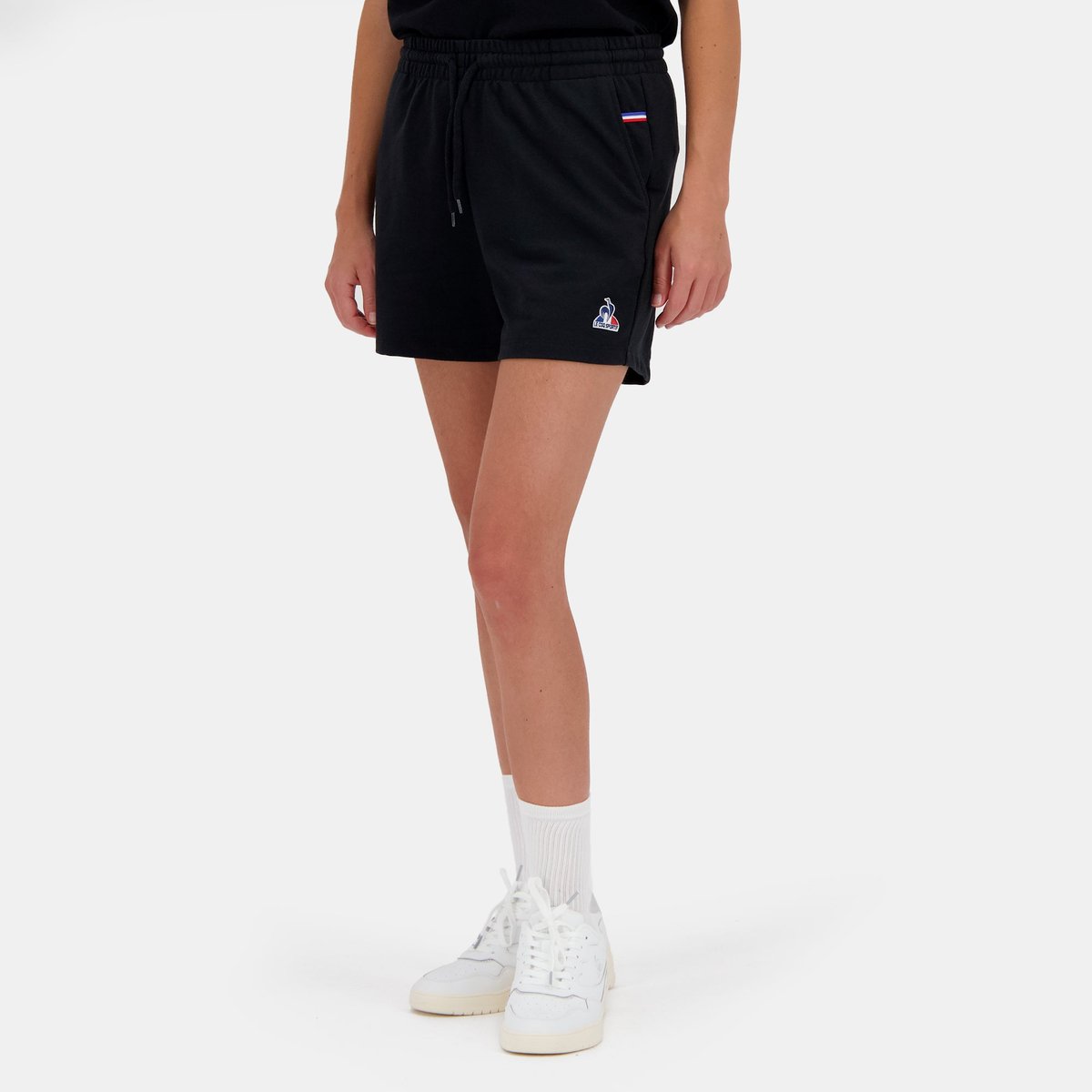 Short Essentiel en molleton léger Essentiels black, LE COQ SPORTIF