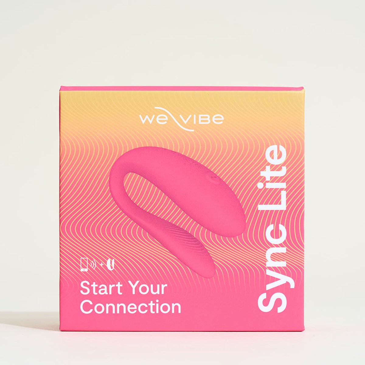Vibromasseur Sync Lite pour couple rose, WE VIBE