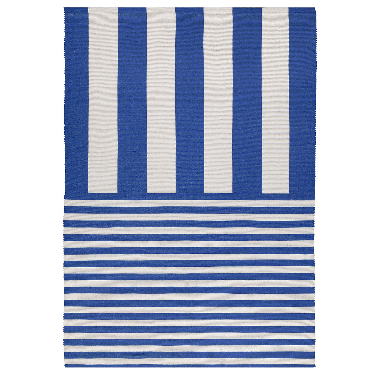 Deckstripe Printed Indoor/Outdoor Rug blue/white, FURN.