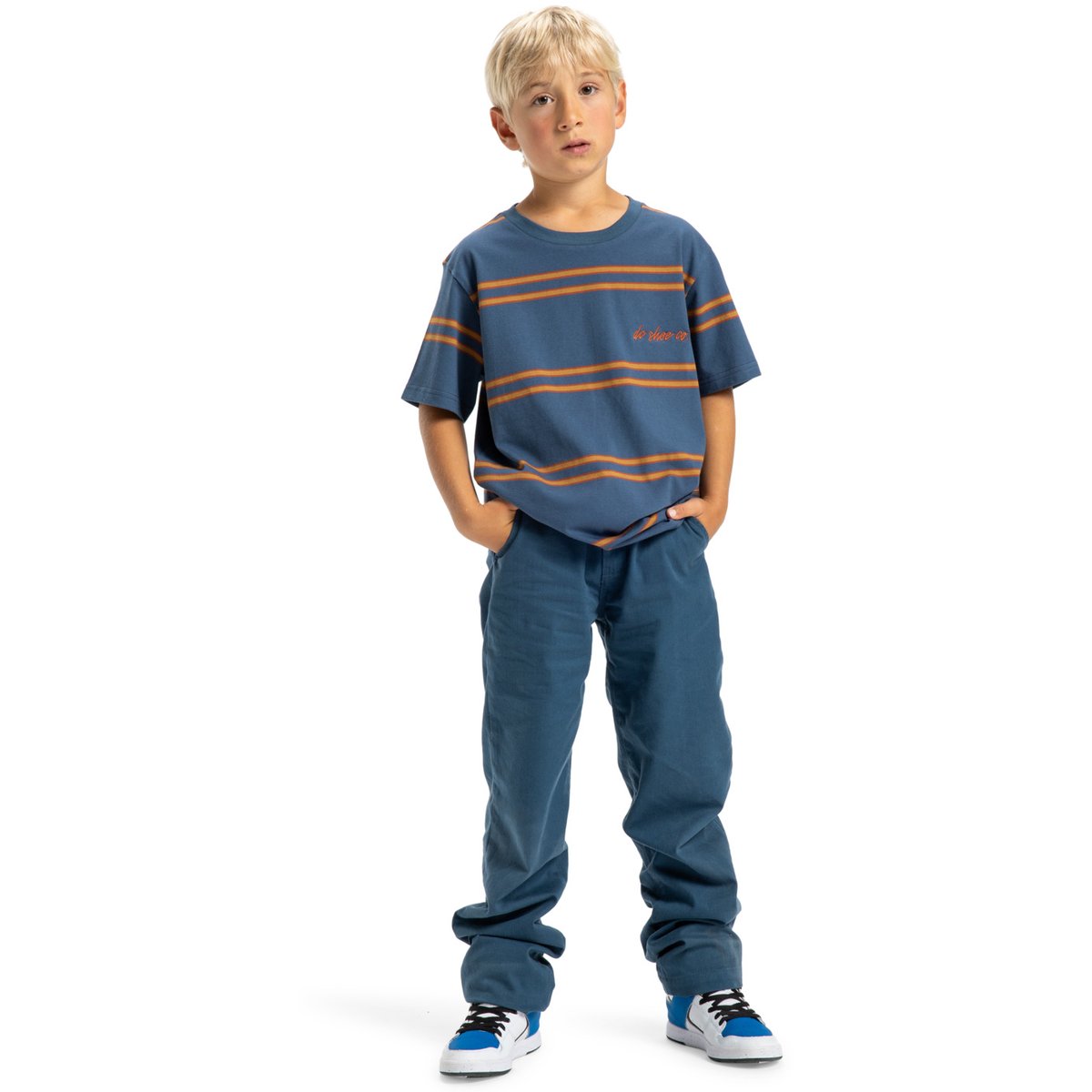 T-shirt à manches courtes MAXIMIZE STRIPE. bleu dark denim, DC SHOES