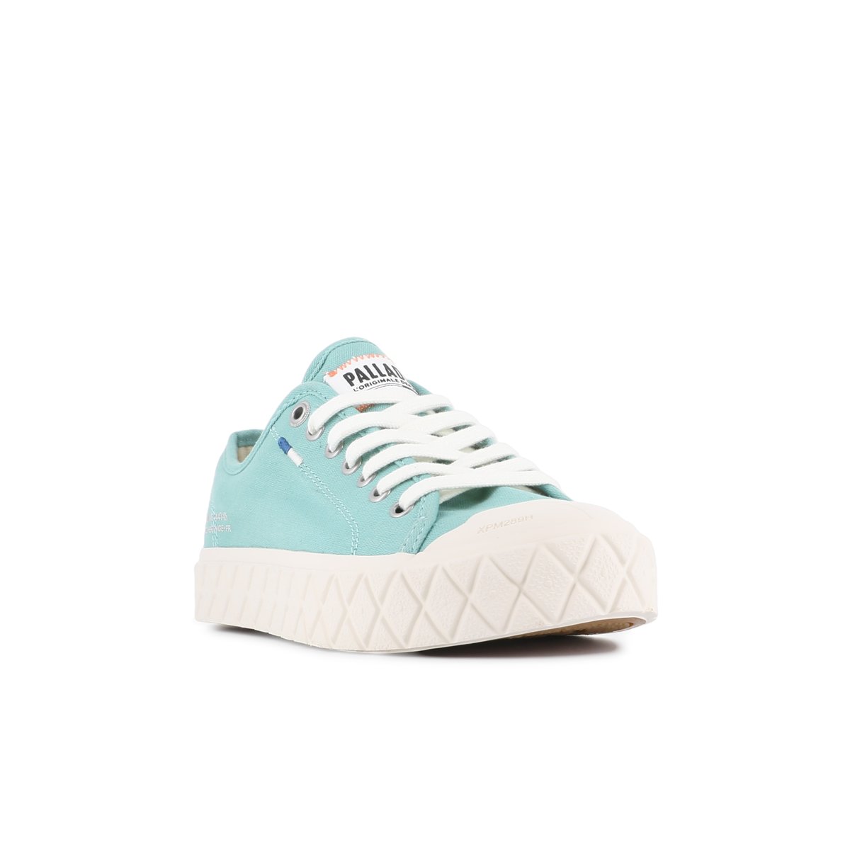 Baskets montantes en coton PALLA ACE CVS ORG sea green, PALLADIUM
