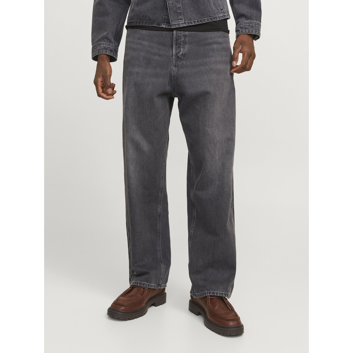 Jean Extra Baggy Fit black denim, JACK & JONES