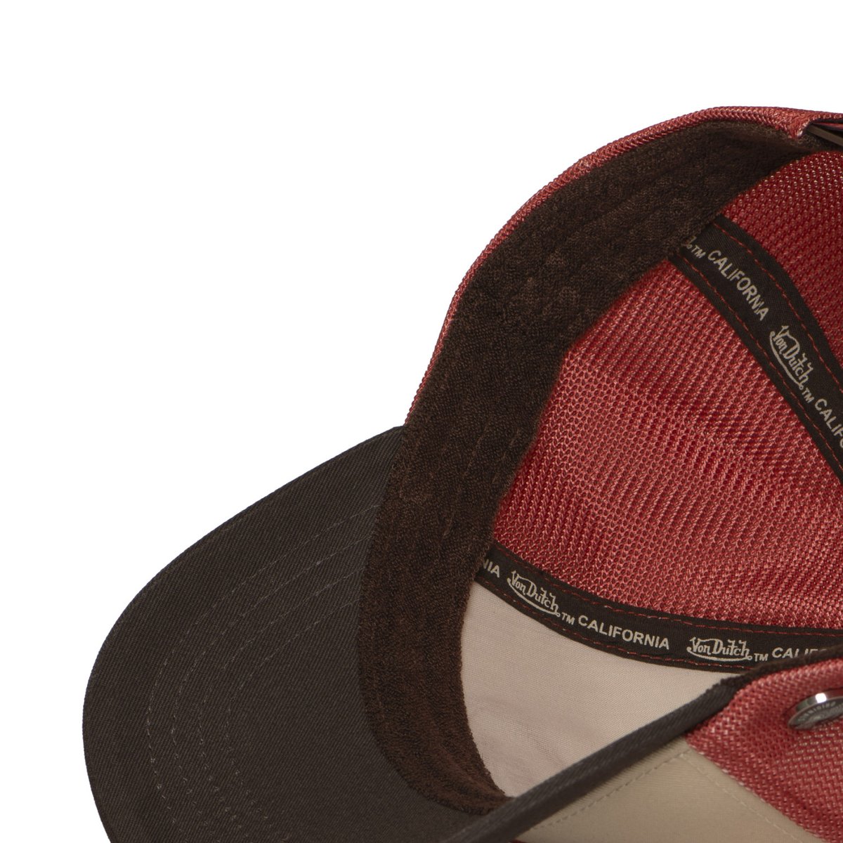 Casquette trucker TERRY marron/orange/beige/rouge, VON DUTCH