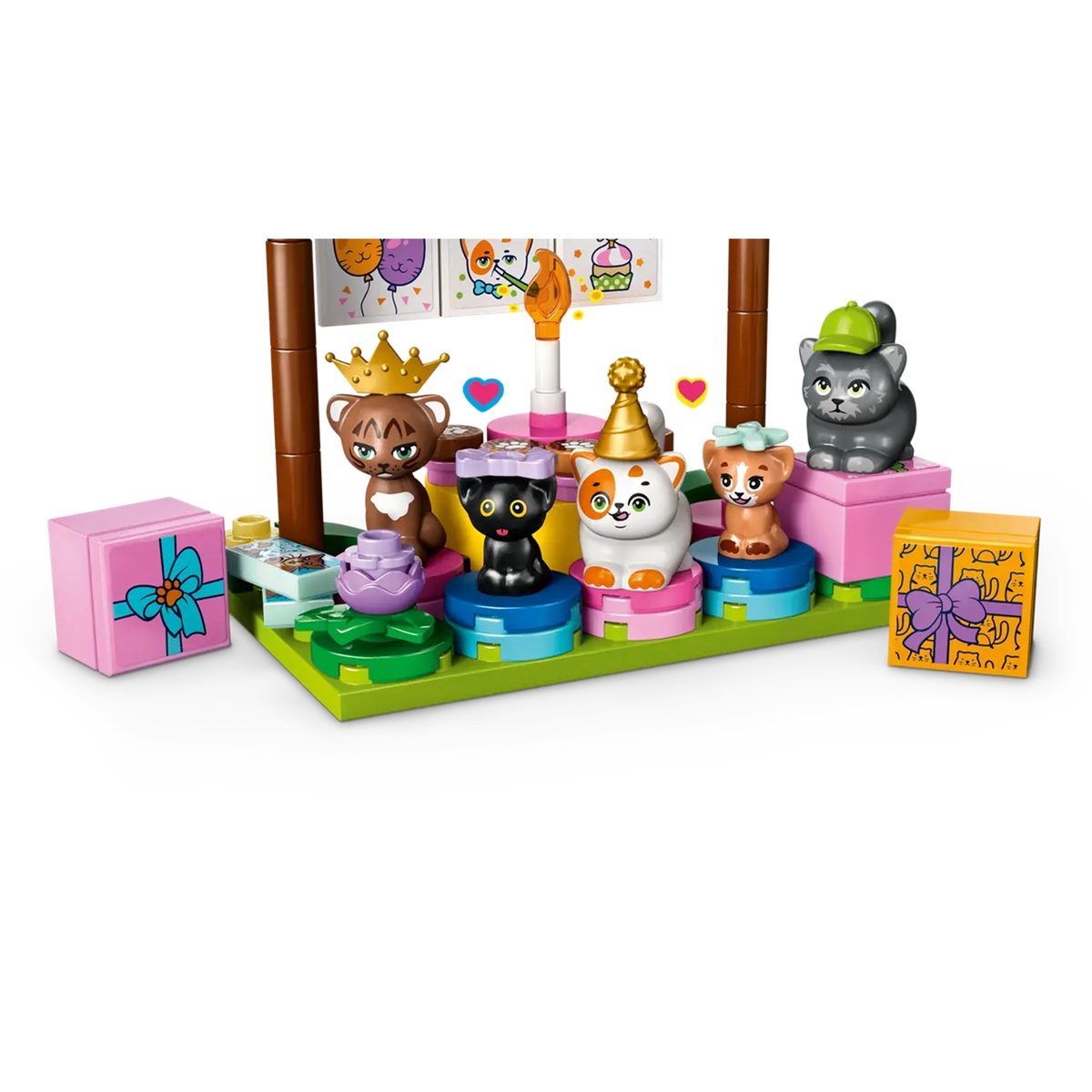 Friends La fête d'anniversaire et l'arbre à chats multicolore, LEGO
