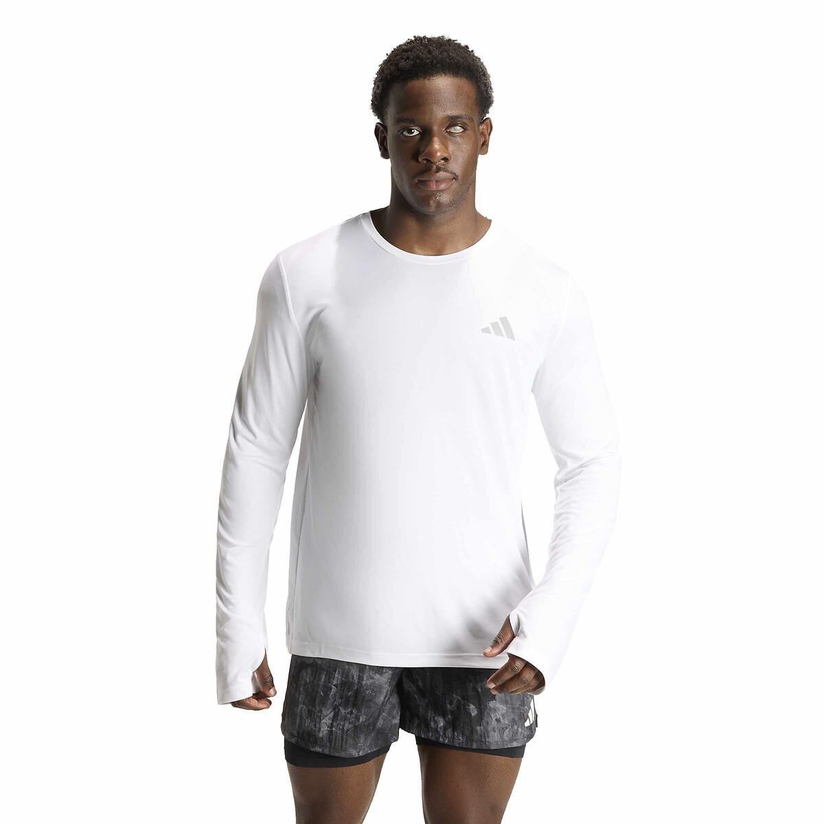 T-shirt de running manches longues, ADI365 ESSENTIALS blanc, adidas Performance