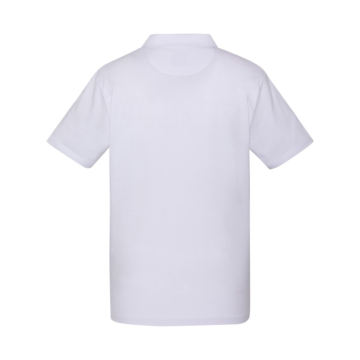 Jersey polo shirt with contrasting trim blanc, SCHOTT