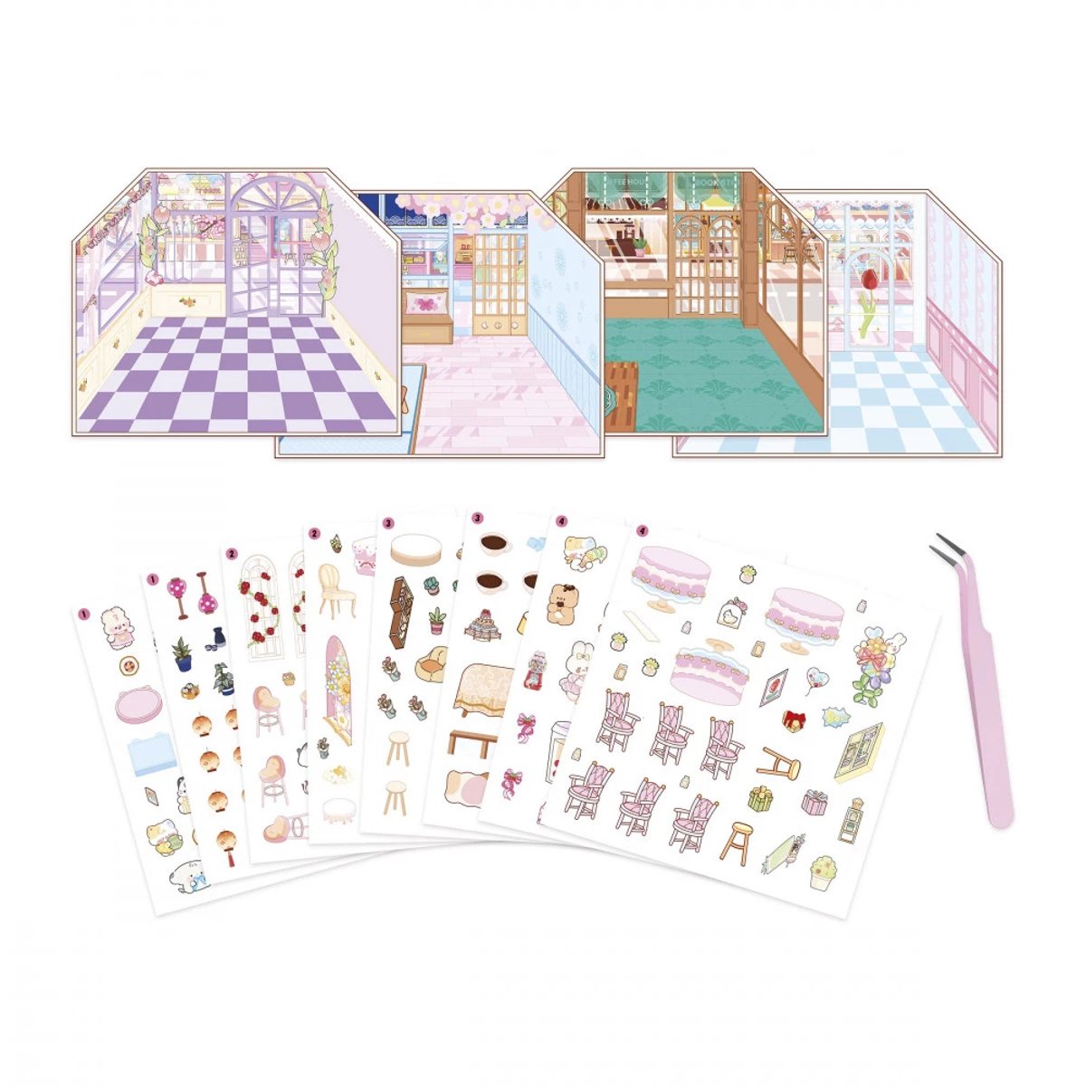 Cosy Stickers - Food Lovers couleur unique, JANOD