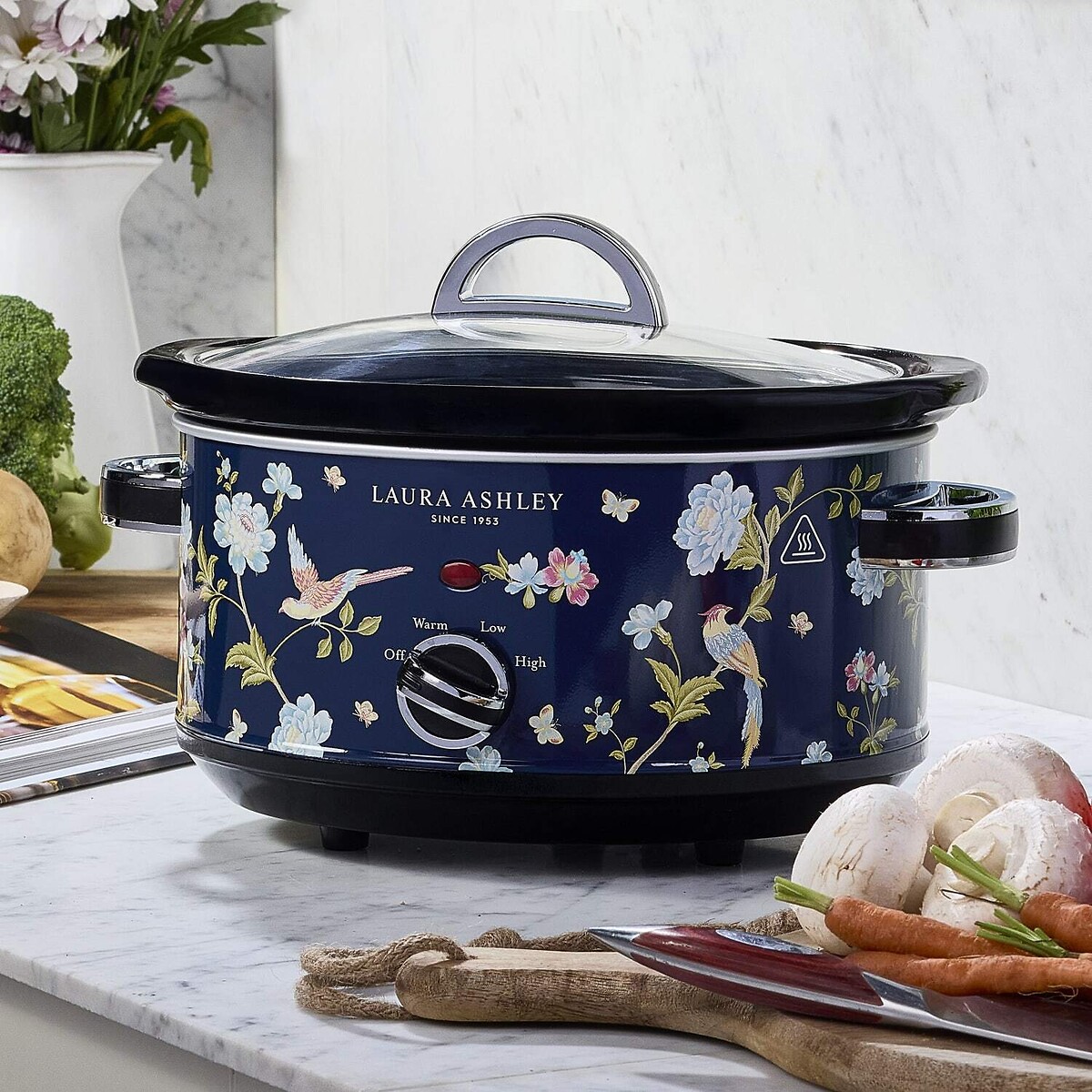 Laura Ashley 3.5L Slow Cooker - VQSLWC3 blue, LAURA ASHLEY