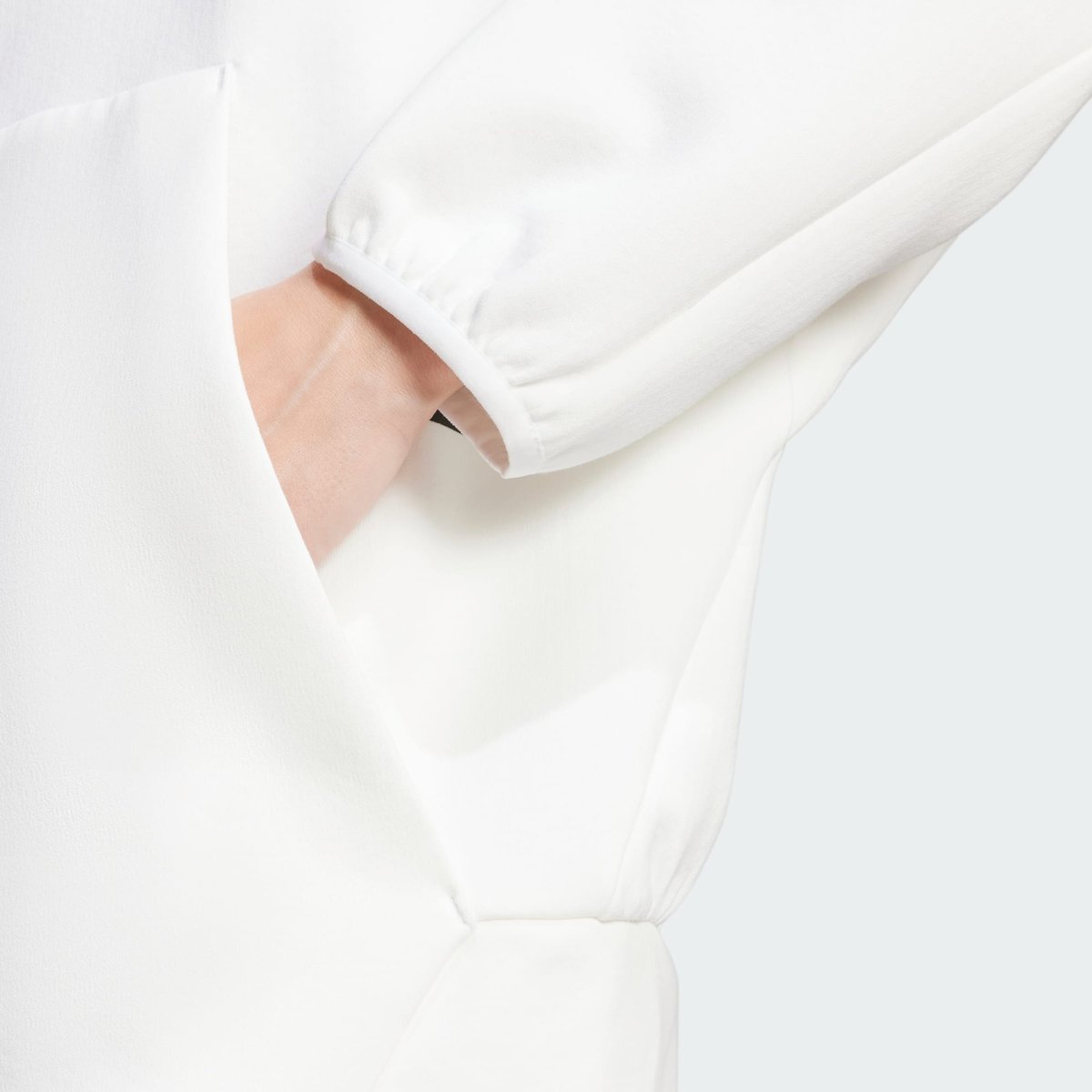 Veste à capuche adidas Z.N.E. white, ADIDAS SPORTSWEAR