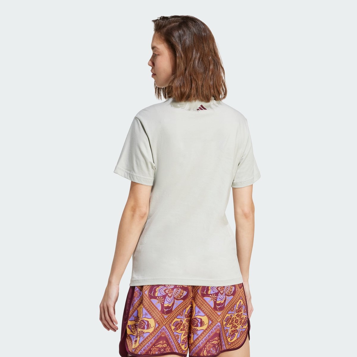 T-Shirt Adidas X Farm Graphic 2 T-Shirt Adidas X Farm Graphic 2 ash silver, ADIDAS SPORTSWEAR