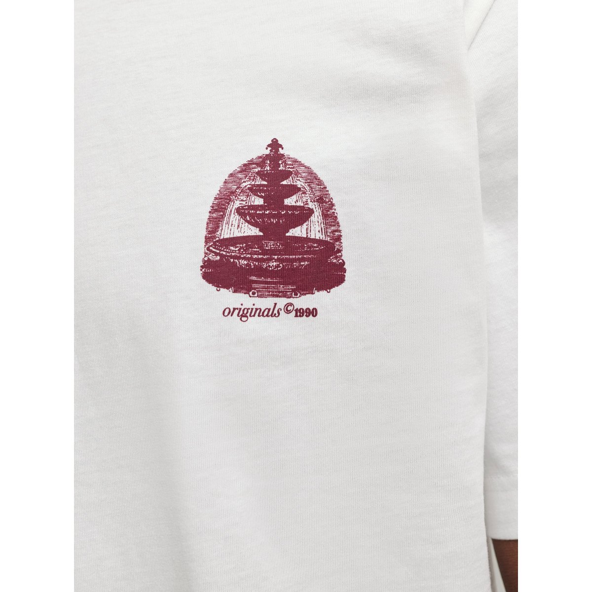 T-Shirt cloud dancer, JACK & JONES