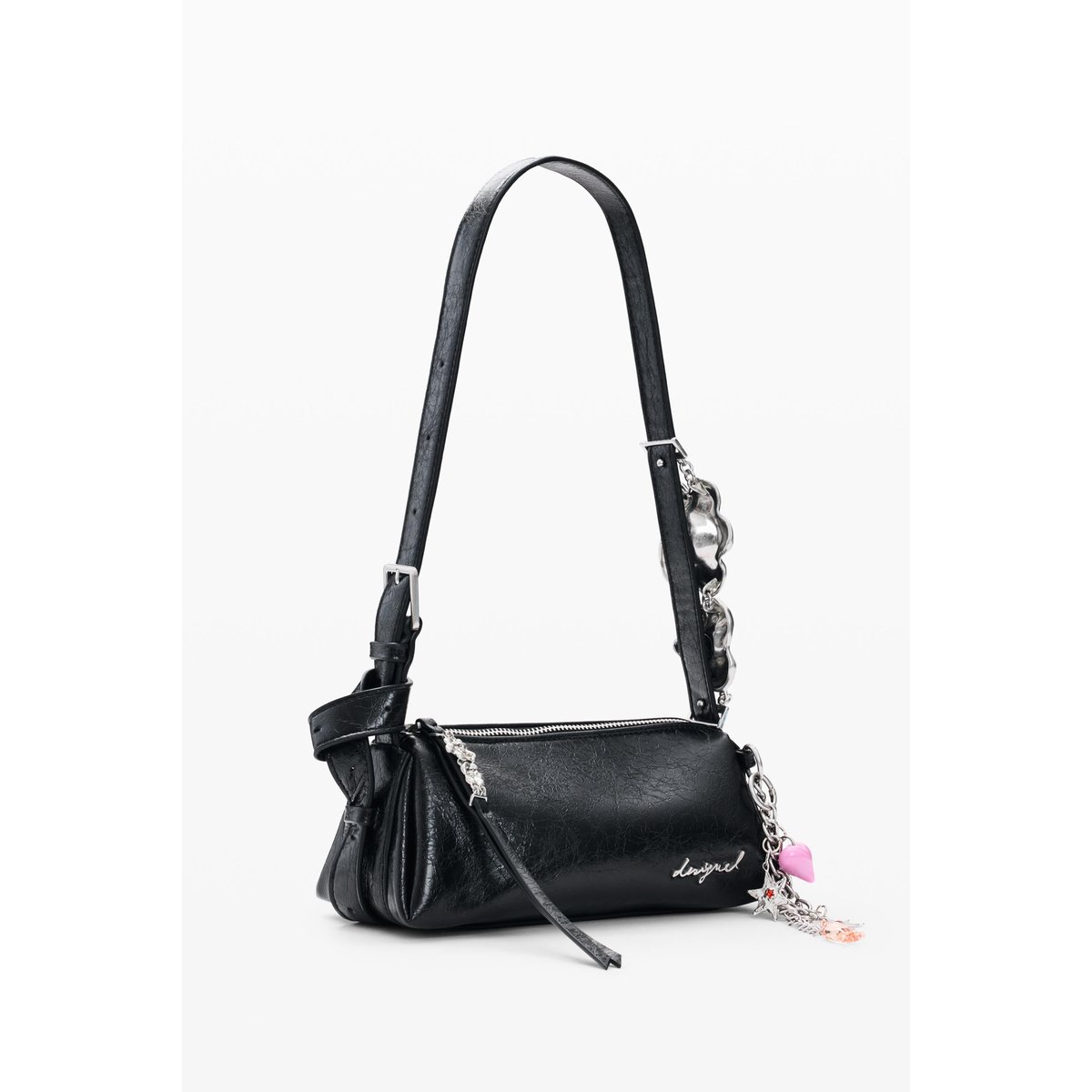 Petit sac charms noir, DESIGUAL