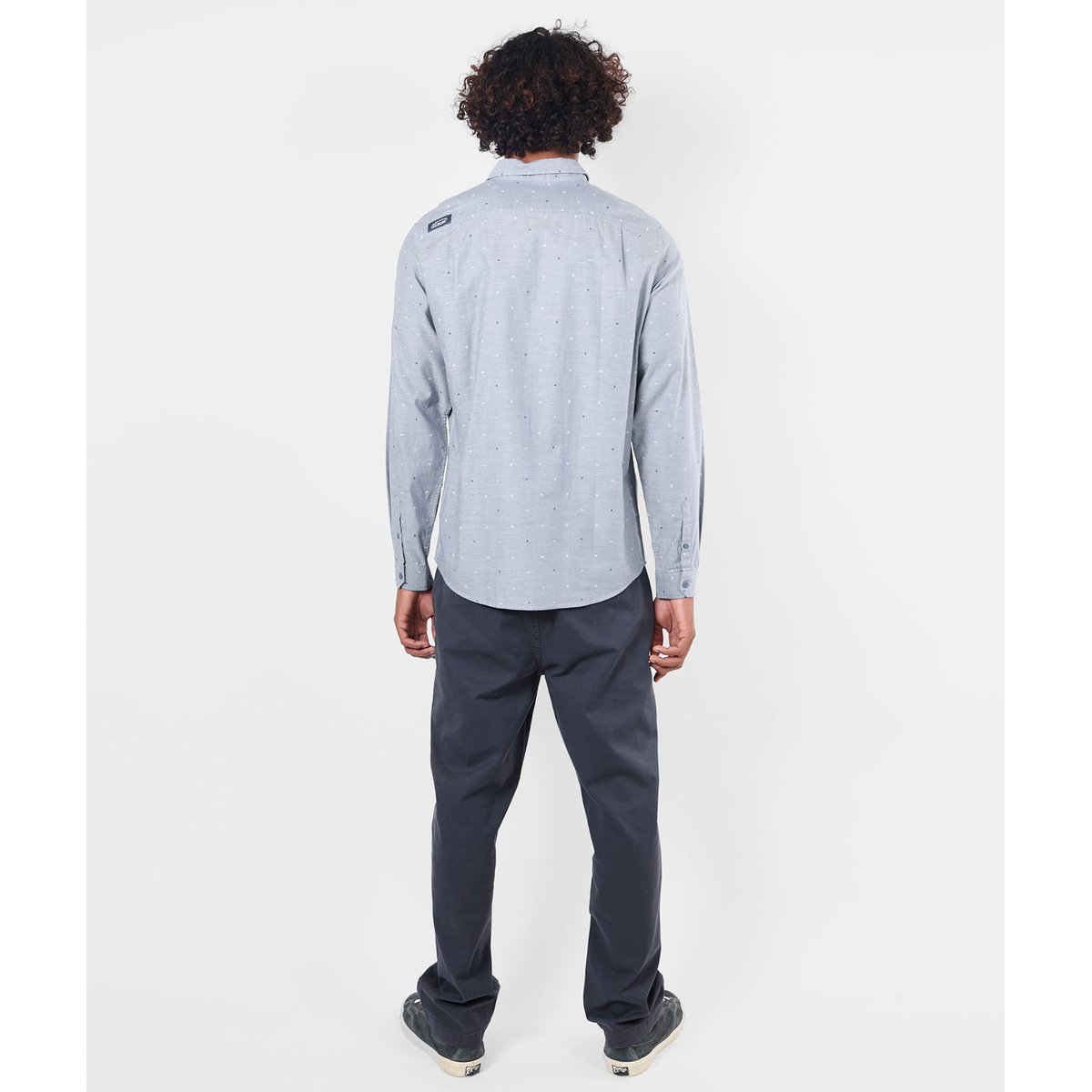 Chemise manches longues MICROMO vintage indigo, OXBOW