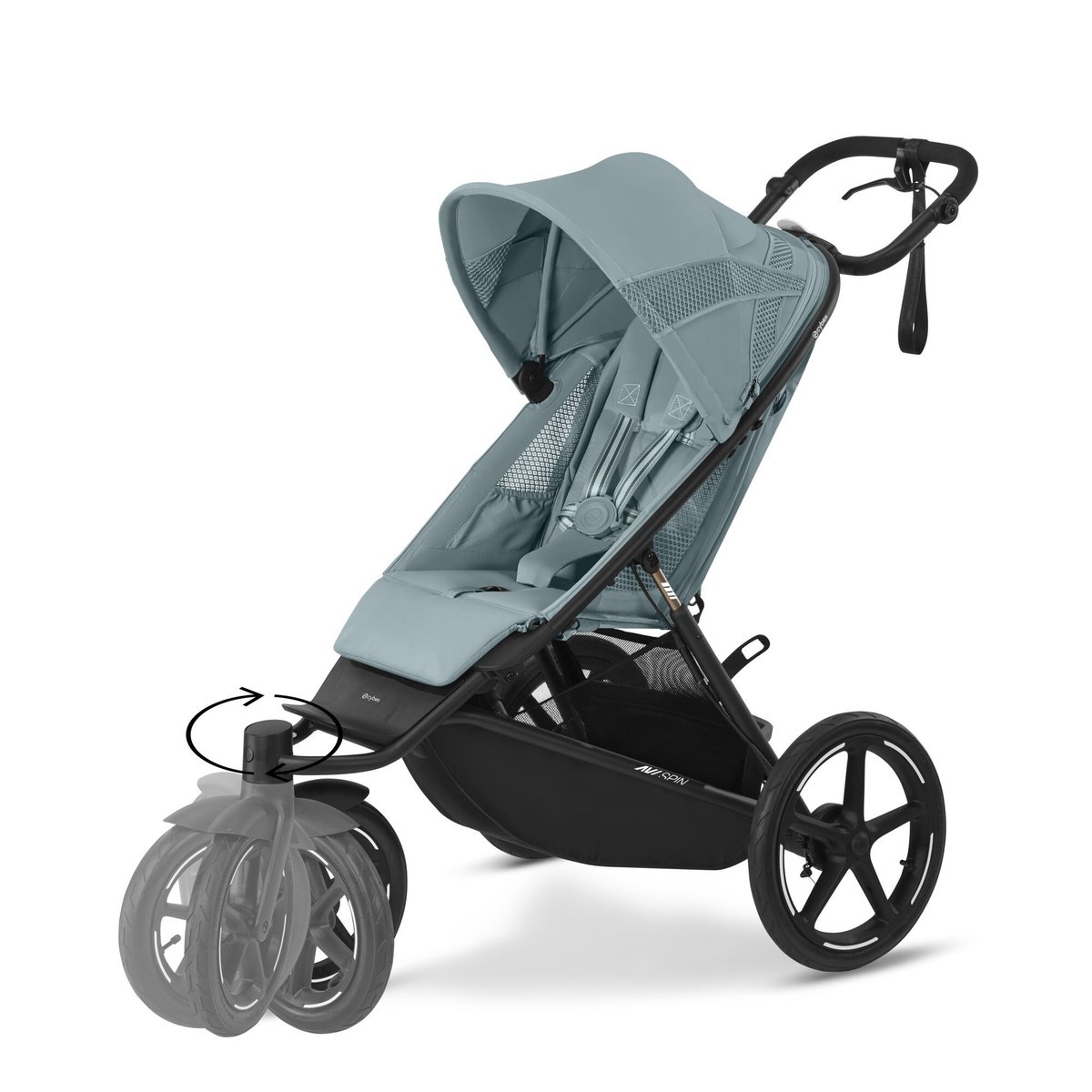 Poussette Avi Spin 3 roues stormy blue, CYBEX