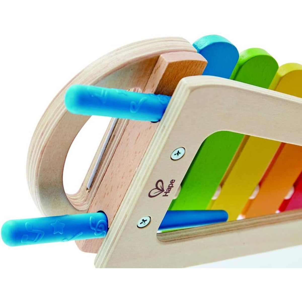 Xylophone arc-en-ciel beige, HAPE TOYS