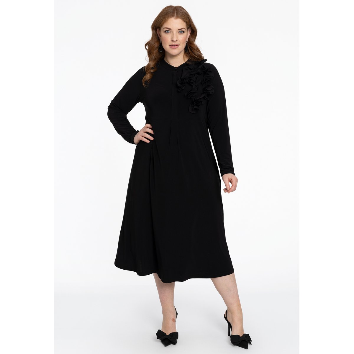 Robe coupe ample noir, YOEK