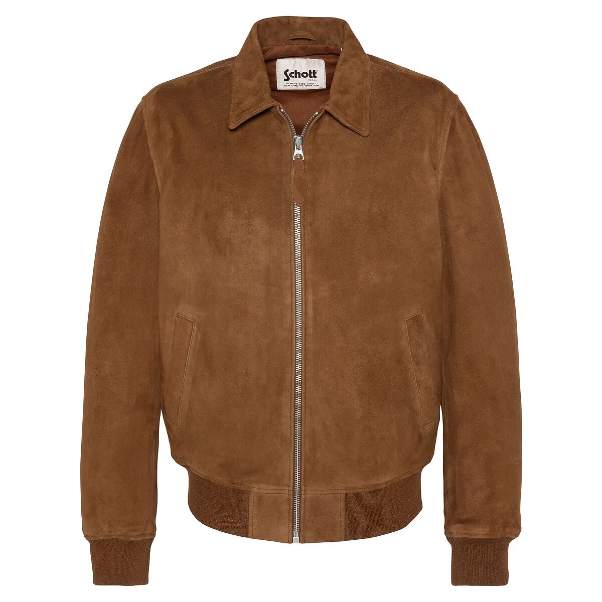 Veste en cuir LC Flycity S camel, SCHOTT