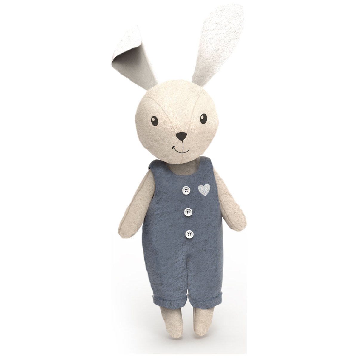 Famille lapin (4 personnages) multicolore, SPEEDY MONKEY