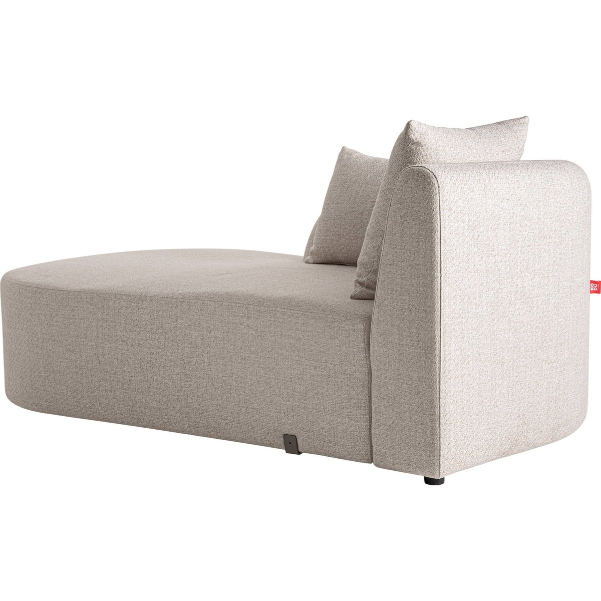Chaise longue contemporaine collection VACIO beige, RECOLLECTION