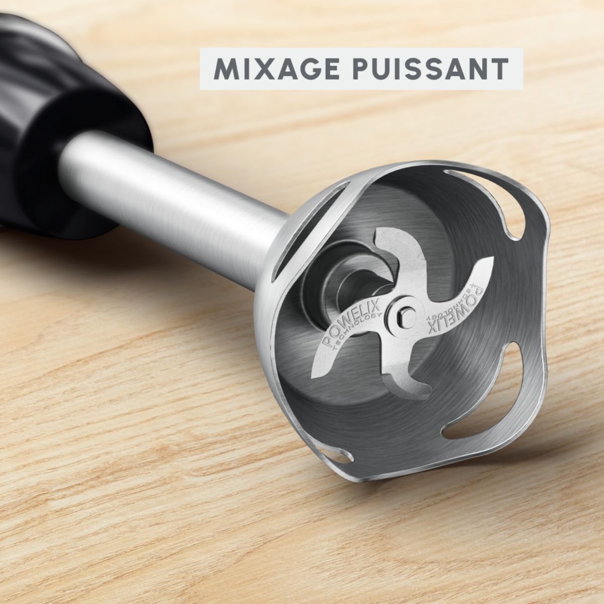 Mixeur DD674810 Quickchef + couleur unique, MOULINEX