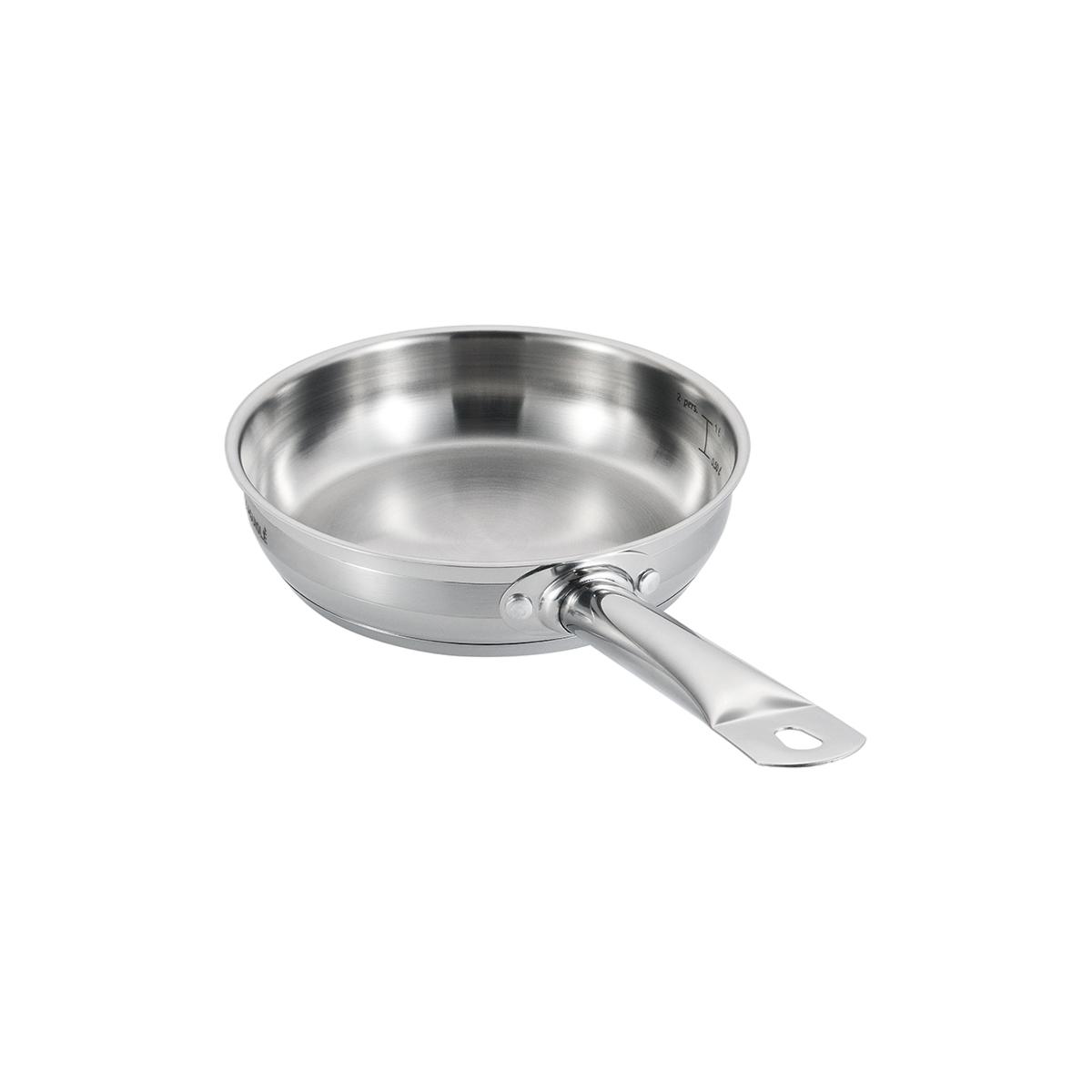 Poêle inox 20cm induction couleur unique, LAGUIOLE CUISSON