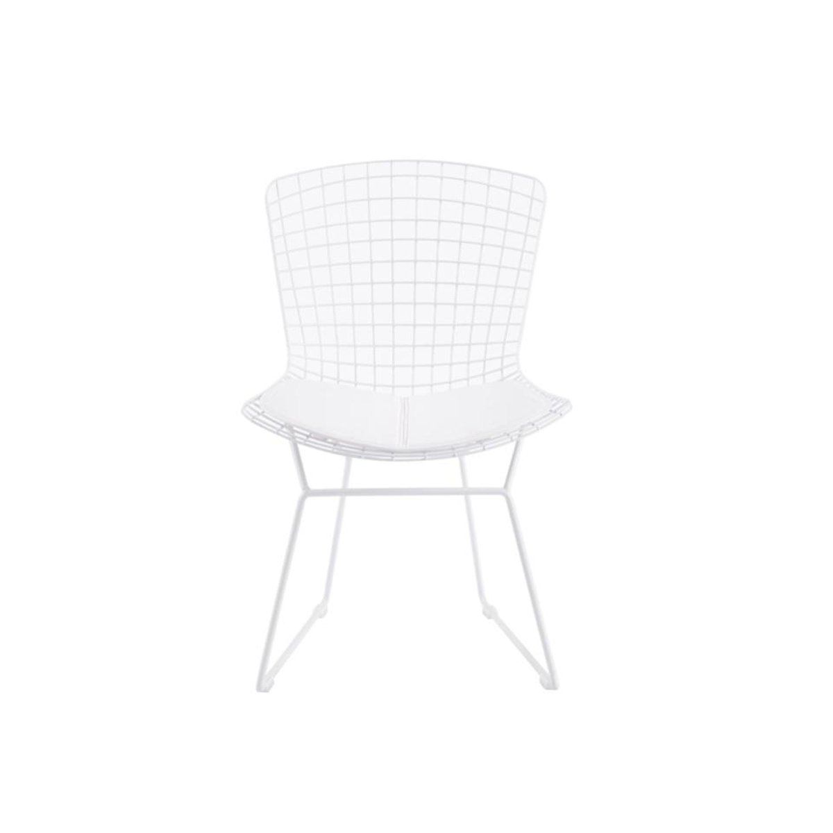 Chaise de salle à manger  Métal  Blanc-MONDRA blanc, KENAY