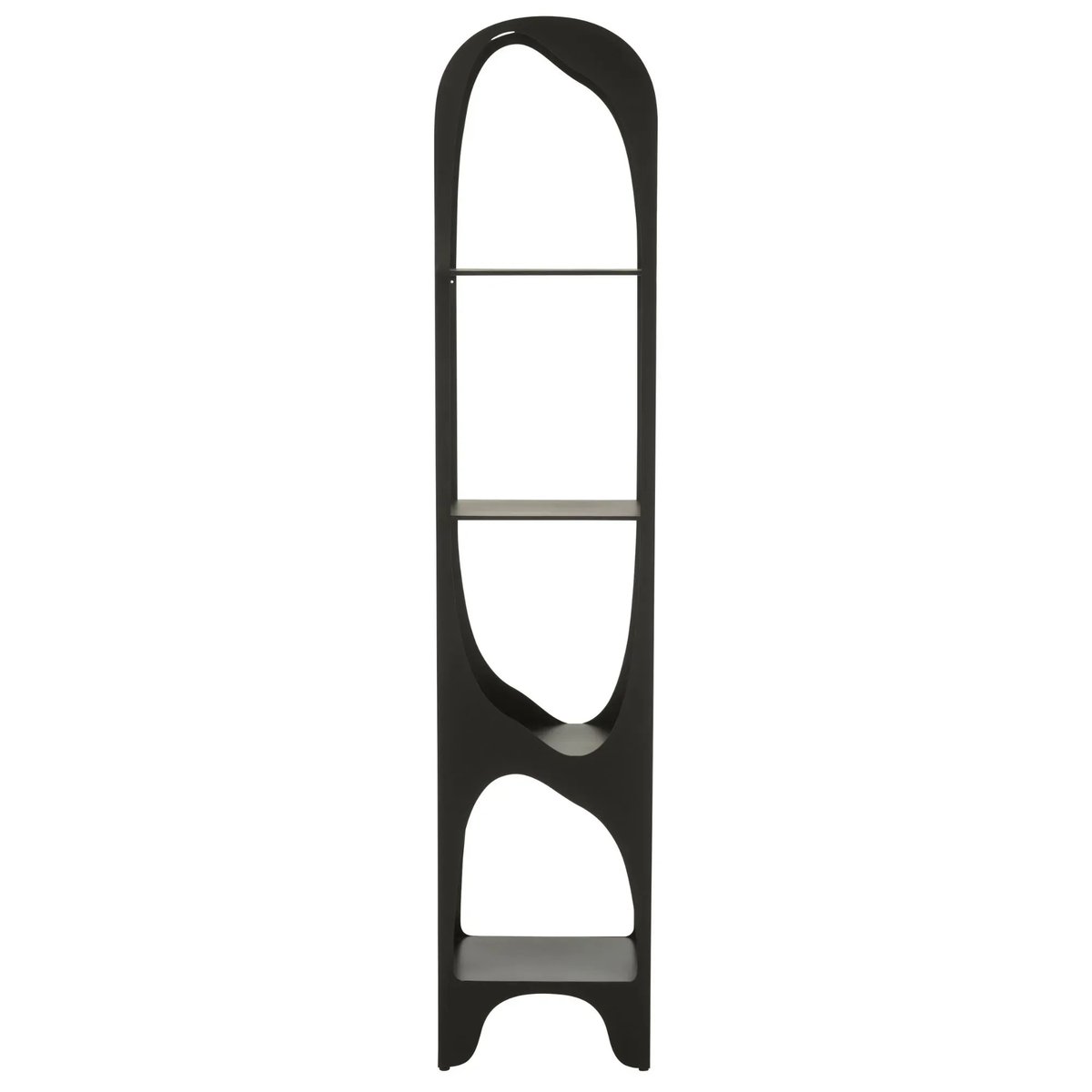 Bibliothèque étagère en métal 4 tablettes H200 - SYLO noir, HELLIN, DEPUIS 1862