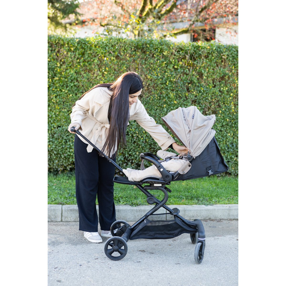 Poussette siège rotatif 360° BABY CRUISER praliné, BEABA