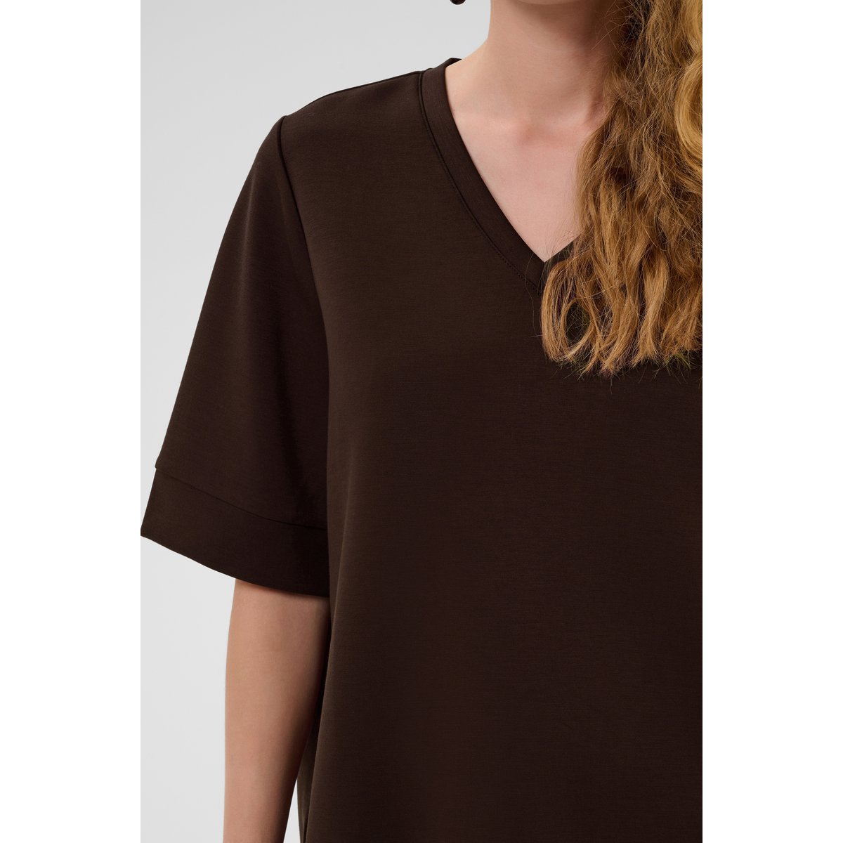 T-shirt à manches courtes marron coffee bean, CULTURE