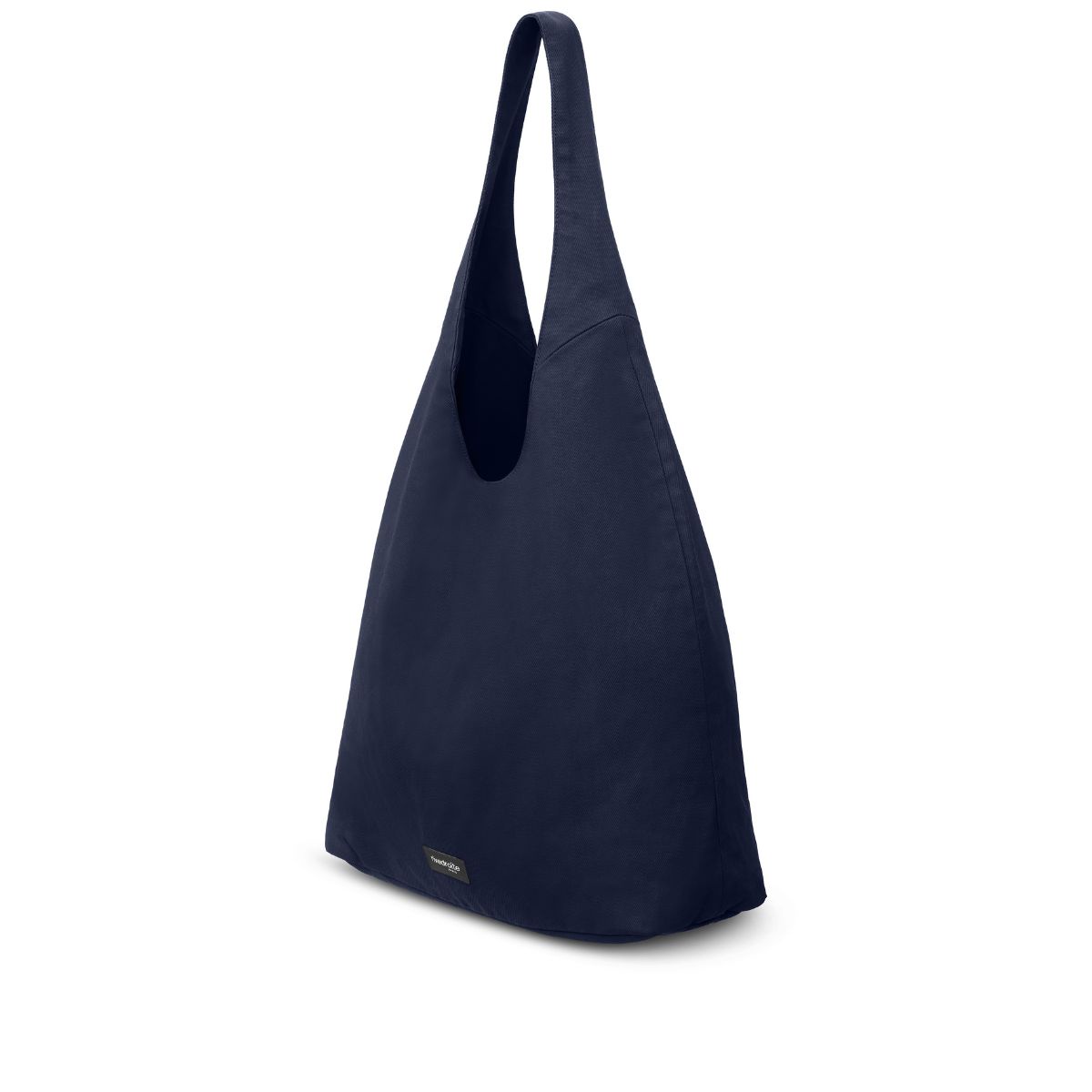 Sac seau en coton enduit RICHELIEU bleu enduit, RIVEDROITE