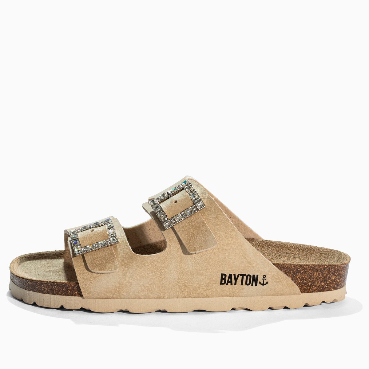 Sandales STRASS ATLAS beige, BAYTON