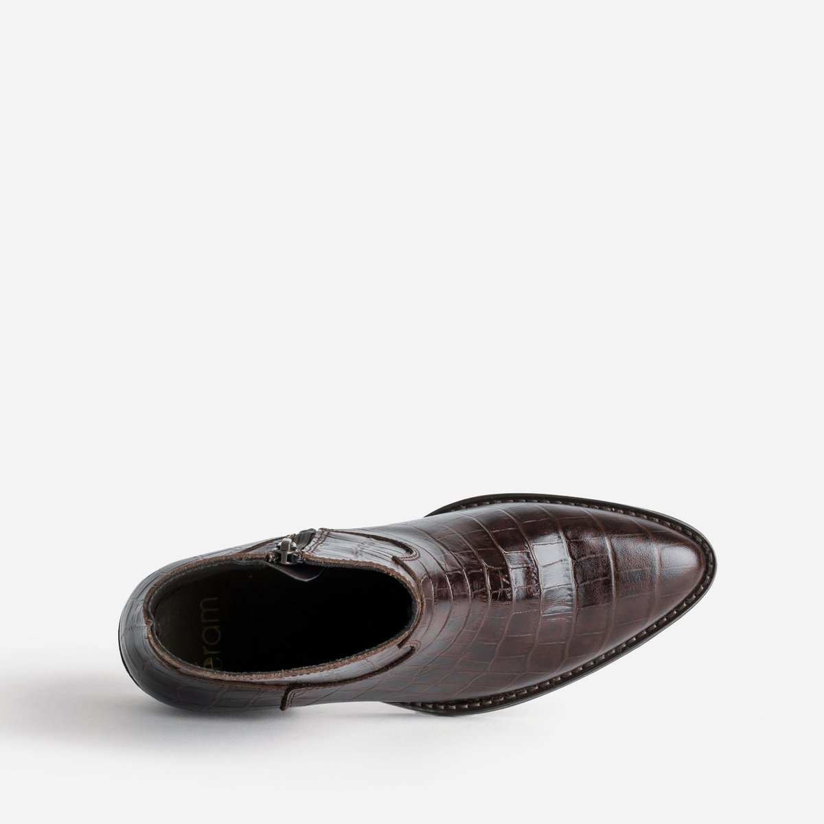 Boots À Talon en cuir NARY chocolat, ERAM