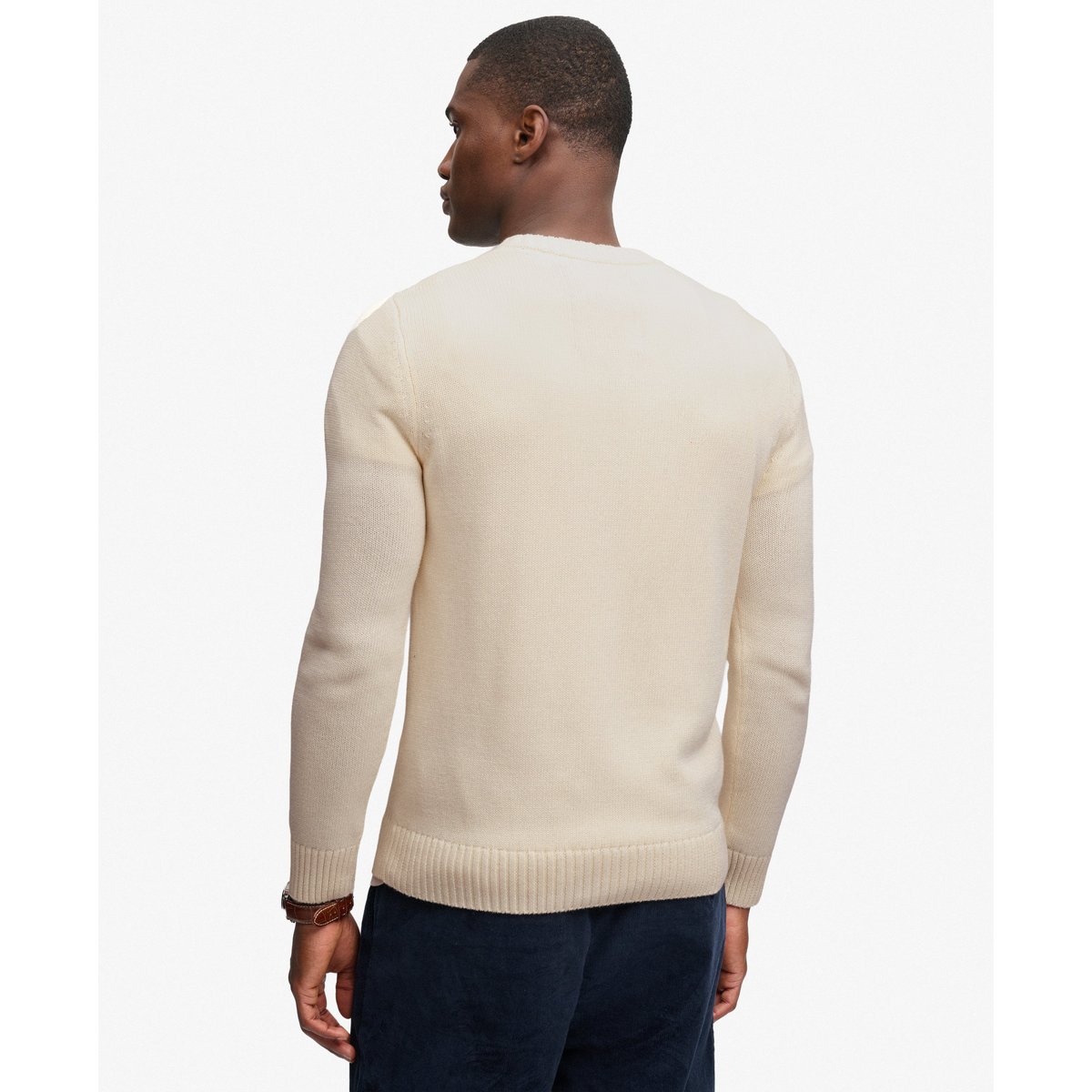 Pull Intarisa Preppy coupe ajustée crème, SUPERDRY