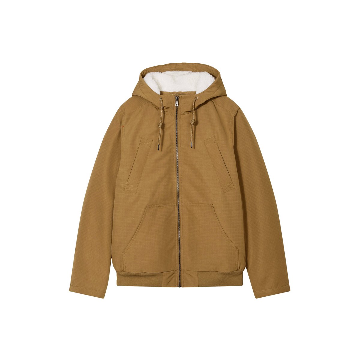 Parka courte à capuche beige, BONOBO