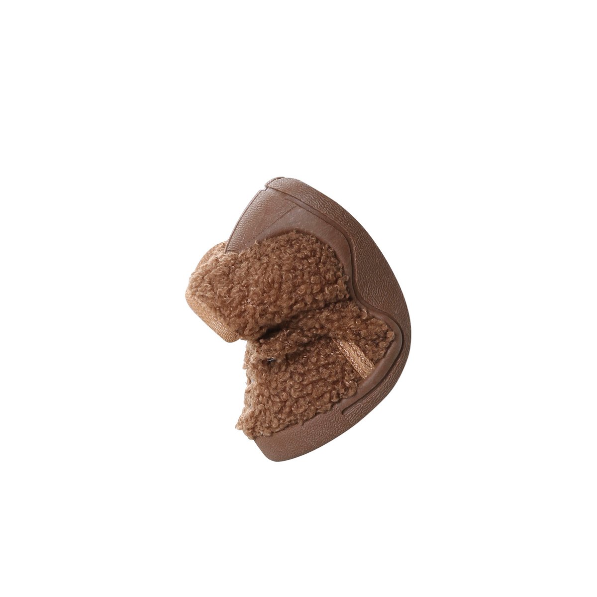 Chaussons bébé marron, VERTBAUDET