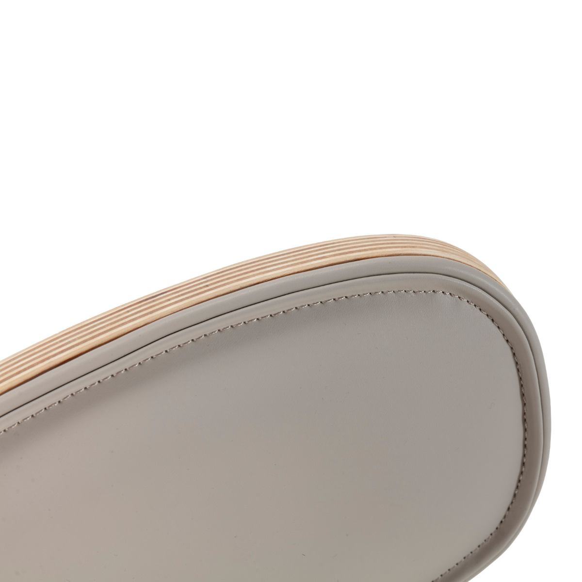 Lot de 2 Chaises en similicuir AYA beige, CALICOSY