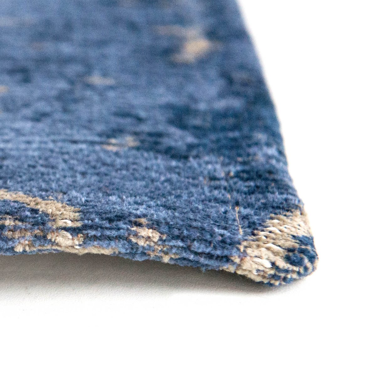 Tapis intérieur/extérieur tissé plat BLUE VOID - Louis de Poortere bleu, NOVATREND