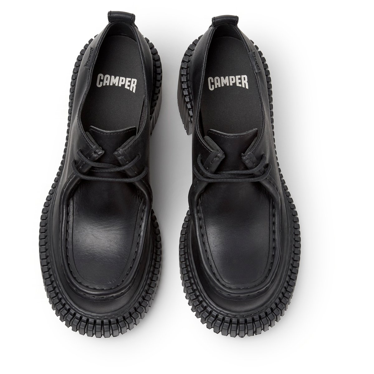 Derbies Pix London Smooth Leather noir 001, CAMPER