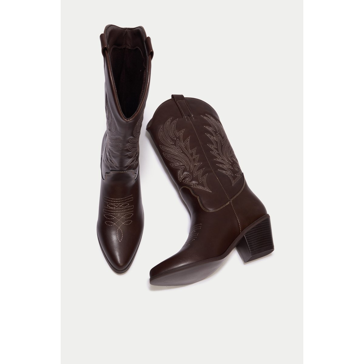 Bottes esprit western marron, CACHE CACHE