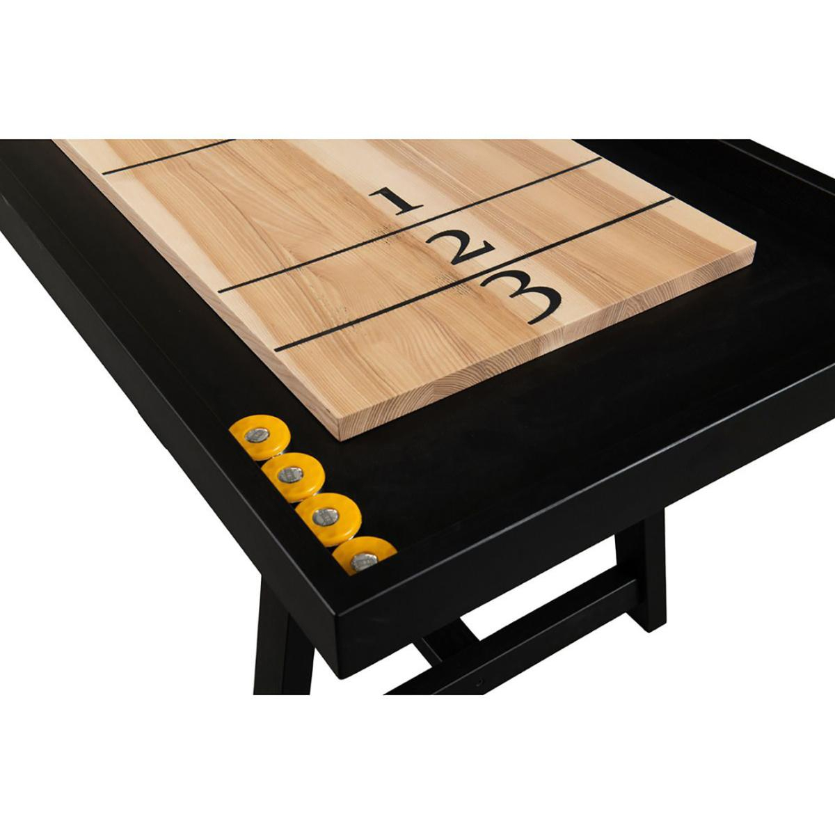 Jeu de palets SHUFFLEBOARD 9' couleur unique, RENE PIERRE