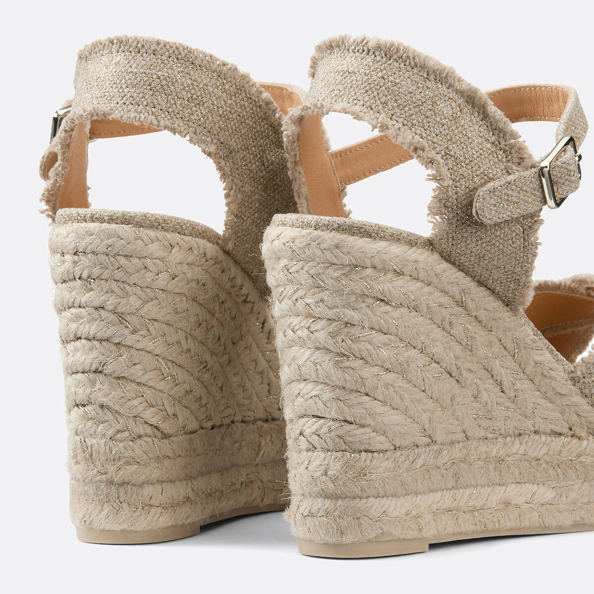 Bromelia Wedge Espadrilles gold-coloured, CASTANER
