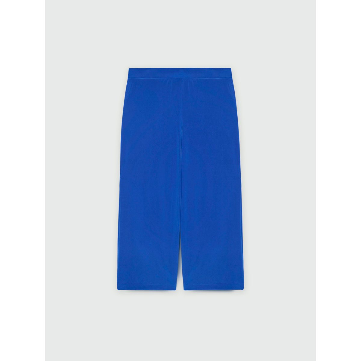 Pantalón ancho cropped de punto bleuet, FIORELLA RUBINO