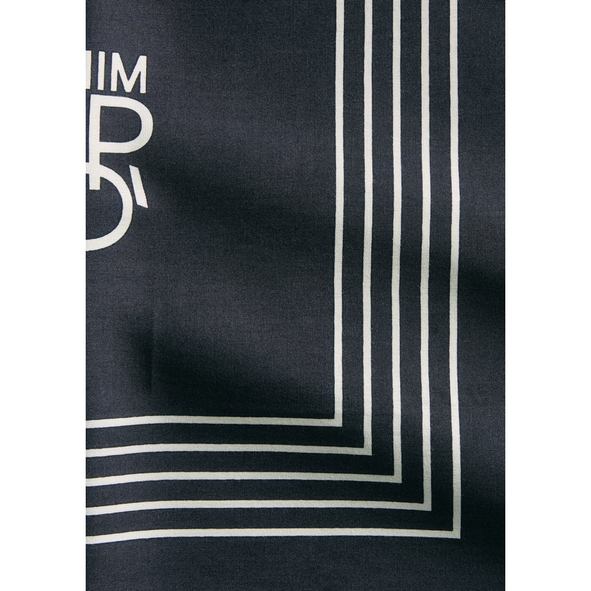 Toile carrée en viscose imprimée bleu foncé, MARC O’POLO DENIM