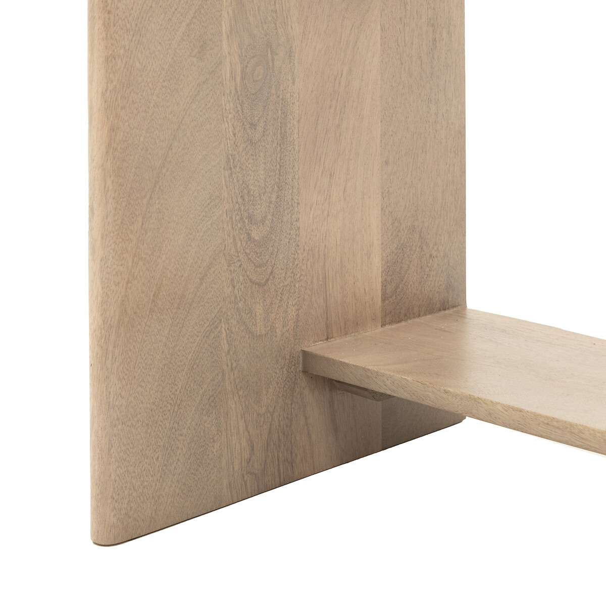 Corven Fluted Mango Wood 2 Drawer Console Table wood, SO'HOME