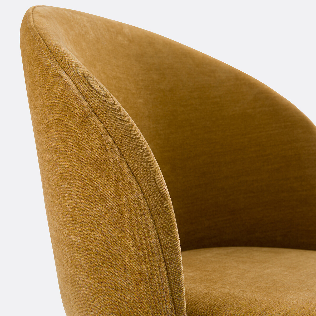 Fauteuil de bureau à roulettes, Lavergne ocre, LA REDOUTE INTERIEURS