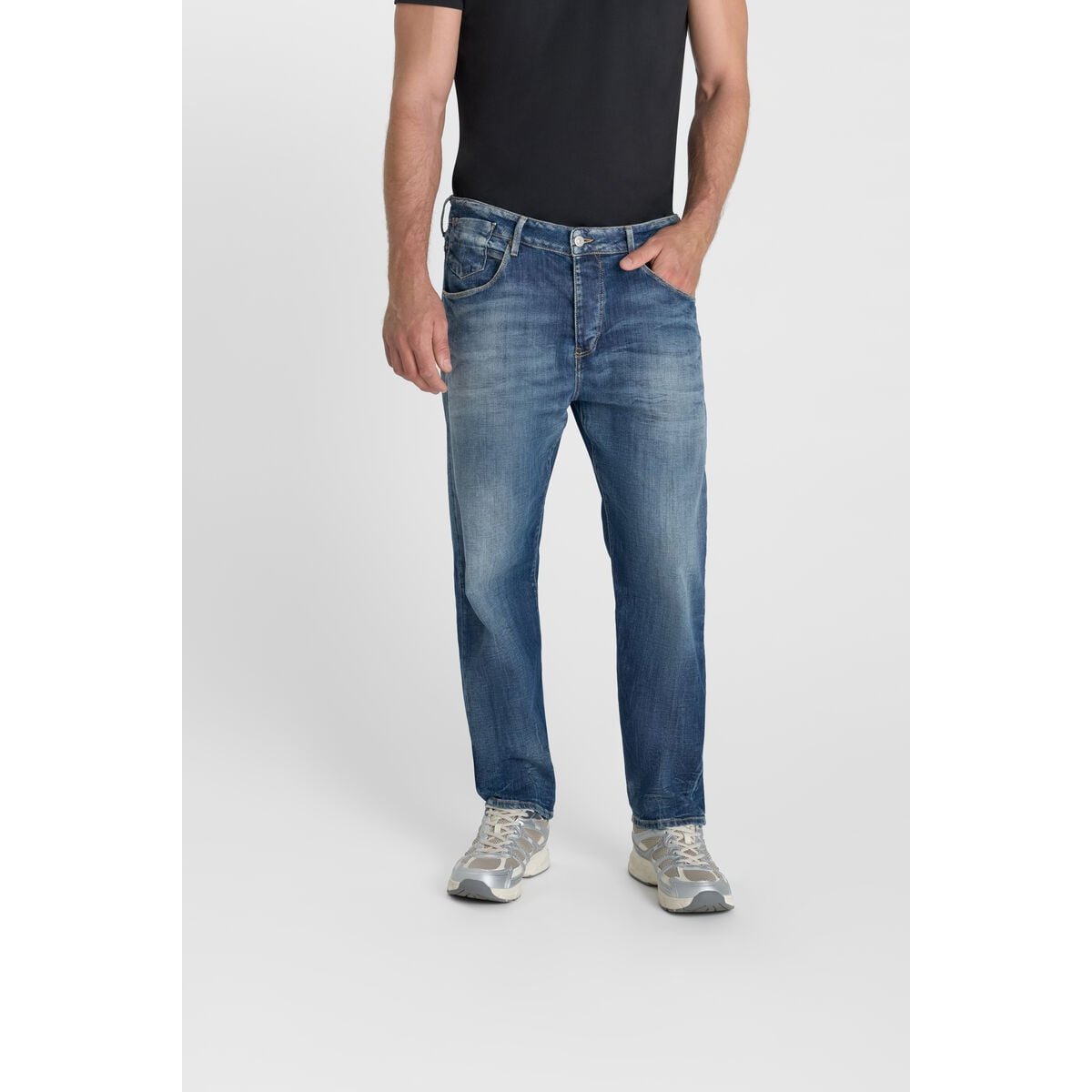 Jeans loose, large 900/19, longueur 34 blue, LE TEMPS DES CERISES