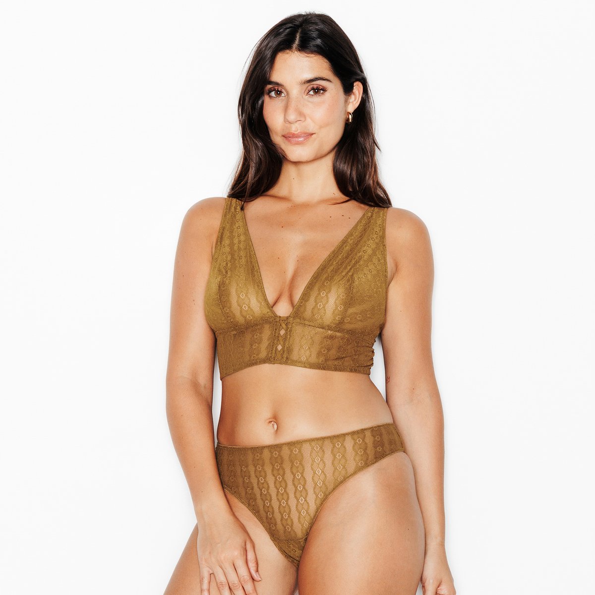 Soutien-gorge sans armature JO ocre, ROUGEGORGE LINGERIE